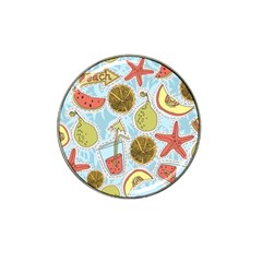 Tropical Pattern Hat Clip Ball Marker (10 Pack) by GretaBerlin