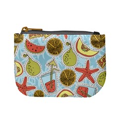 Tropical Pattern Mini Coin Purse