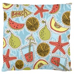 Tropical Pattern Standard Flano Cushion Case (one Side) by GretaBerlin