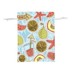 Tropical Pattern Lightweight Drawstring Pouch (m)