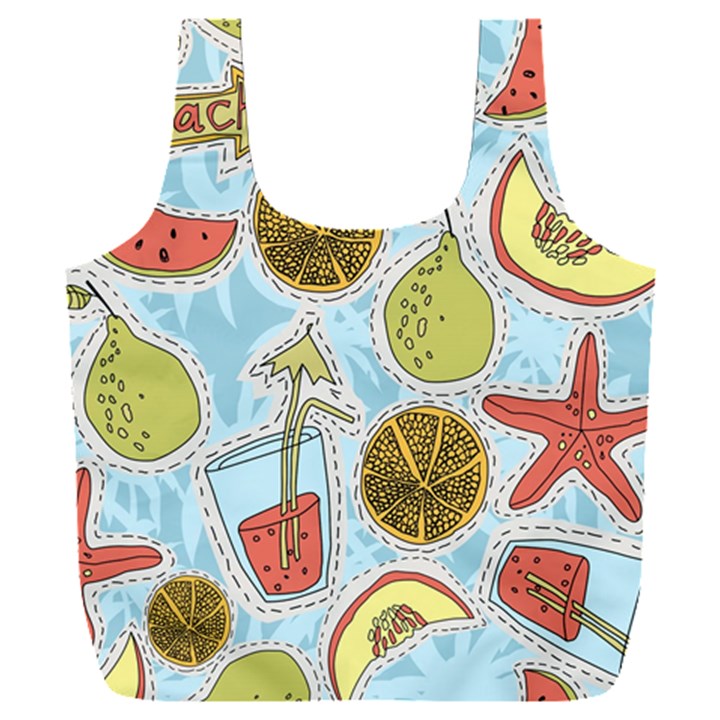 Tropical pattern Full Print Recycle Bag (XXL)