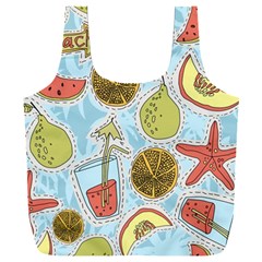 Tropical Pattern Full Print Recycle Bag (xxxl) by GretaBerlin