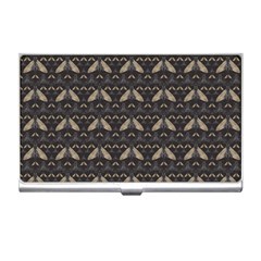 Moth Pattern Business Card Holder