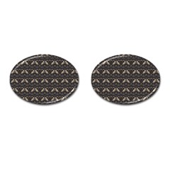 Moth Pattern Cufflinks (oval) by GretaBerlin