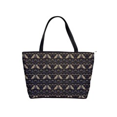 Moth Pattern Classic Shoulder Handbag