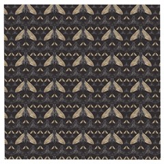 Moth Pattern Wooden Puzzle Square by GretaBerlin