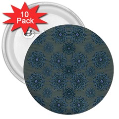 Decorative Wheat Wreath Stars 3  Buttons (10 Pack)  by pepitasart