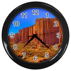 Talampaya National Park Landscape, La Rioja, Argentina045 Wall Clock (black) by dflcprintsclothing