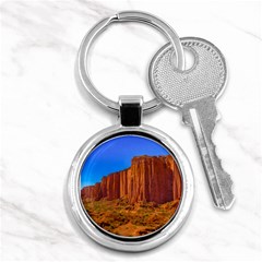 Talampaya National Park Landscape, La Rioja, Argentina045 Key Chain (round) by dflcprintsclothing