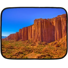 Talampaya National Park Landscape, La Rioja, Argentina045 Double Sided Fleece Blanket (mini)  by dflcprintsclothing