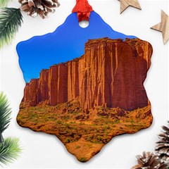 Talampaya National Park Landscape, La Rioja, Argentina045 Snowflake Ornament (two Sides) by dflcprintsclothing