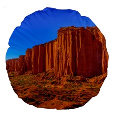 Talampaya National Park Landscape, La Rioja, Argentina045 Large 18  Premium Round Cushions by dflcprintsclothing