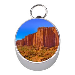 Talampaya National Park Landscape, La Rioja, Argentina045 Mini Silver Compasses by dflcprintsclothing