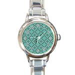 Tiles Round Italian Charm Watch Front