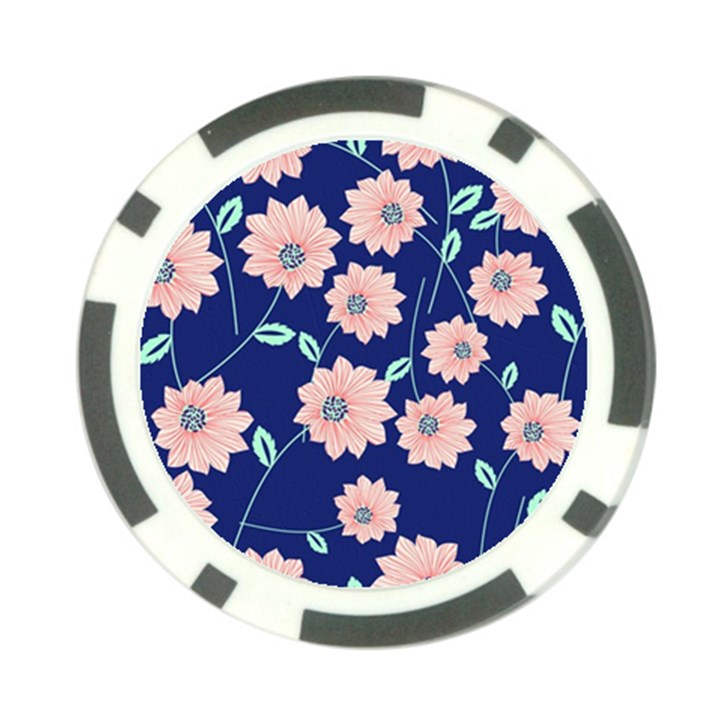 Floral Poker Chip Card Guard (10 pack)