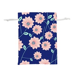 Floral Lightweight Drawstring Pouch (l) by Sobalvarro