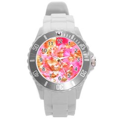 Color Of World Round Plastic Sport Watch (l) by ginnyden