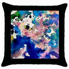 Complementary Contrast Throw Pillow Case (black) by ginnyden