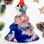 Complementary contrast Christmas Tree Ornament (Two Sides) Back