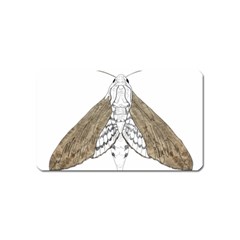 Surreal Moth At Night Magnet (name Card) by GretaBerlin