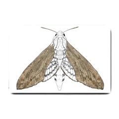 Surreal Moth At Night Small Doormat  by GretaBerlin