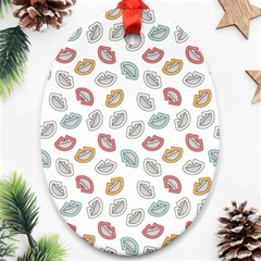 Happy Doodle Laugh Ornament (oval) by tmsartbazaar