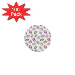 Happy Doodle Laugh 1  Mini Buttons (100 Pack)  by tmsartbazaar