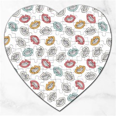 Happy Doodle Laugh Jigsaw Puzzle (heart) by tmsartbazaar