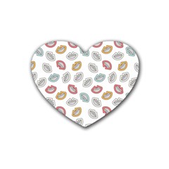 Happy Doodle Laugh Heart Coaster (4 Pack)  by tmsartbazaar