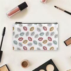 Happy Doodle Laugh Cosmetic Bag (small) by tmsartbazaar