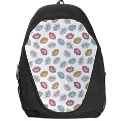 Happy Doodle Laugh Backpack Bag by tmsartbazaar