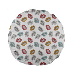 Happy Doodle Laugh Standard 15  Premium Flano Round Cushions by tmsartbazaar