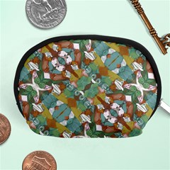 Multicolored Collage Print Pattern Mosaic Accessory Pouch (medium) by dflcprintsclothing