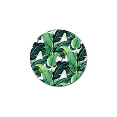 Tropical Banana Leaves Golf Ball Marker (10 Pack) by goljakoff