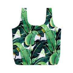 Tropical Banana Leaves Full Print Recycle Bag (m) by goljakoff