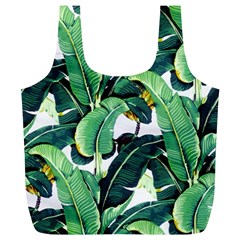 Tropical Banana Leaves Full Print Recycle Bag (xl) by goljakoff