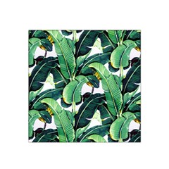 Tropical Banana Leaves Satin Bandana Scarf by goljakoff