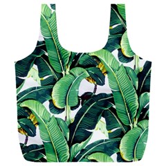 Tropical Banana Leaves Full Print Recycle Bag (xxxl) by goljakoff