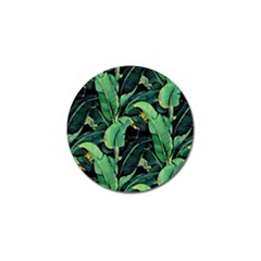 Night Tropical Banana Leaves Golf Ball Marker (10 Pack) by goljakoff