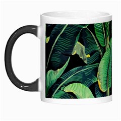 Night Tropical Banana Leaves Morph Mugs by goljakoff