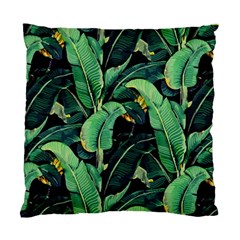 Night Tropical Banana Leaves Standard Cushion Case (one Side) by goljakoff