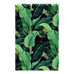 Night Tropical Banana Leaves Shower Curtain 48  X 72  (small) 