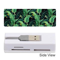 Night Tropical Banana Leaves Memory Card Reader (stick) by goljakoff