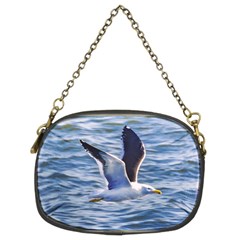 Seagull Flying Over Sea, Montevideo, Uruguay Chain Purse (two Sides) by dflcprintsclothing