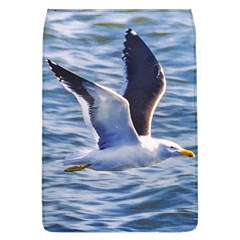 Seagull Flying Over Sea, Montevideo, Uruguay Removable Flap Cover (l) by dflcprintsclothing