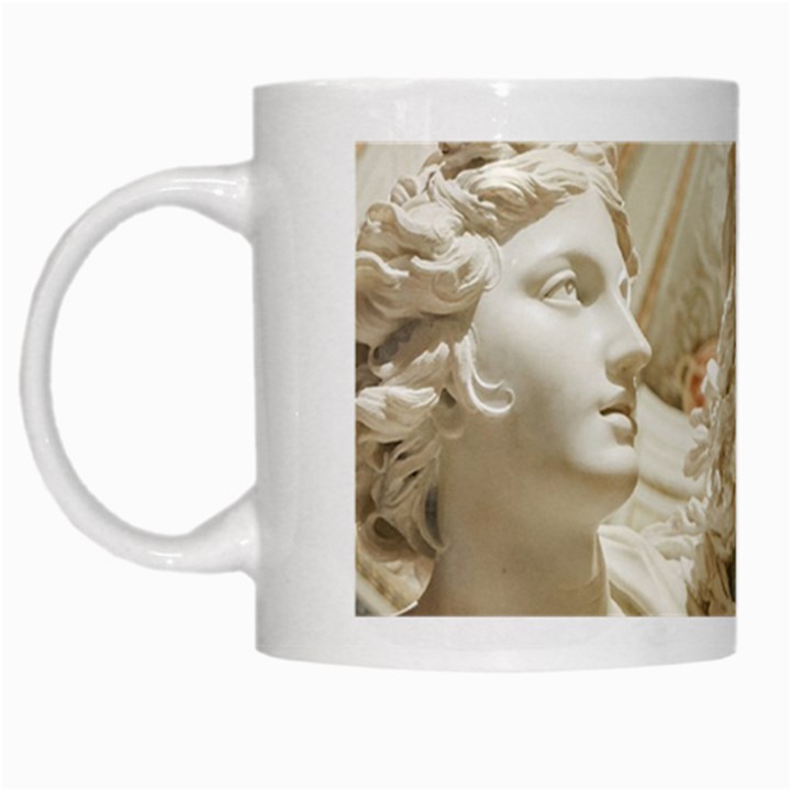 Apollo And Daphne Bernini Masterpiece, Italy White Mugs