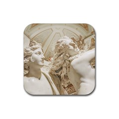 Apollo And Daphne Bernini Masterpiece, Italy Rubber Coaster (square)  by dflcprintsclothing