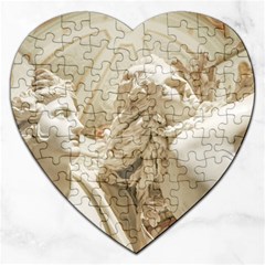 Apollo And Daphne Bernini Masterpiece, Italy Jigsaw Puzzle (heart) by dflcprintsclothing