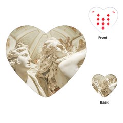 Apollo And Daphne Bernini Masterpiece, Italy Playing Cards Single Design (heart) by dflcprintsclothing