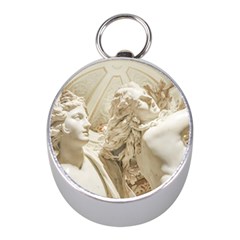 Apollo And Daphne Bernini Masterpiece, Italy Mini Silver Compasses by dflcprintsclothing